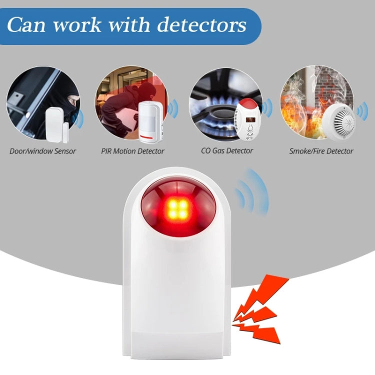 Outdoor Siren with Red Flashlight , Can be used 1.2A 12V as a Backup Battery , PA-100, PA-100 Red Outdoor Siren with Red Flashlight , Can be used 1.2A 12V as a Backup Battery , PA-100, PA-100 Red